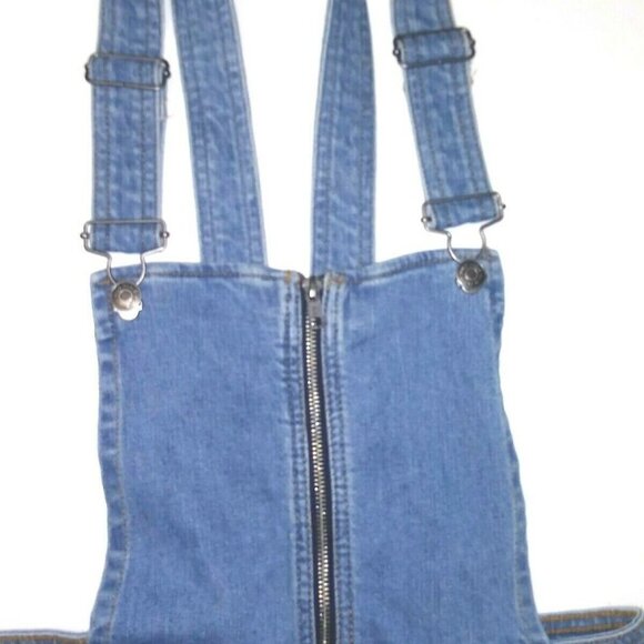 NWOT Wild Fable Denim mini dress overall Y2K style - Picture 4 of 12